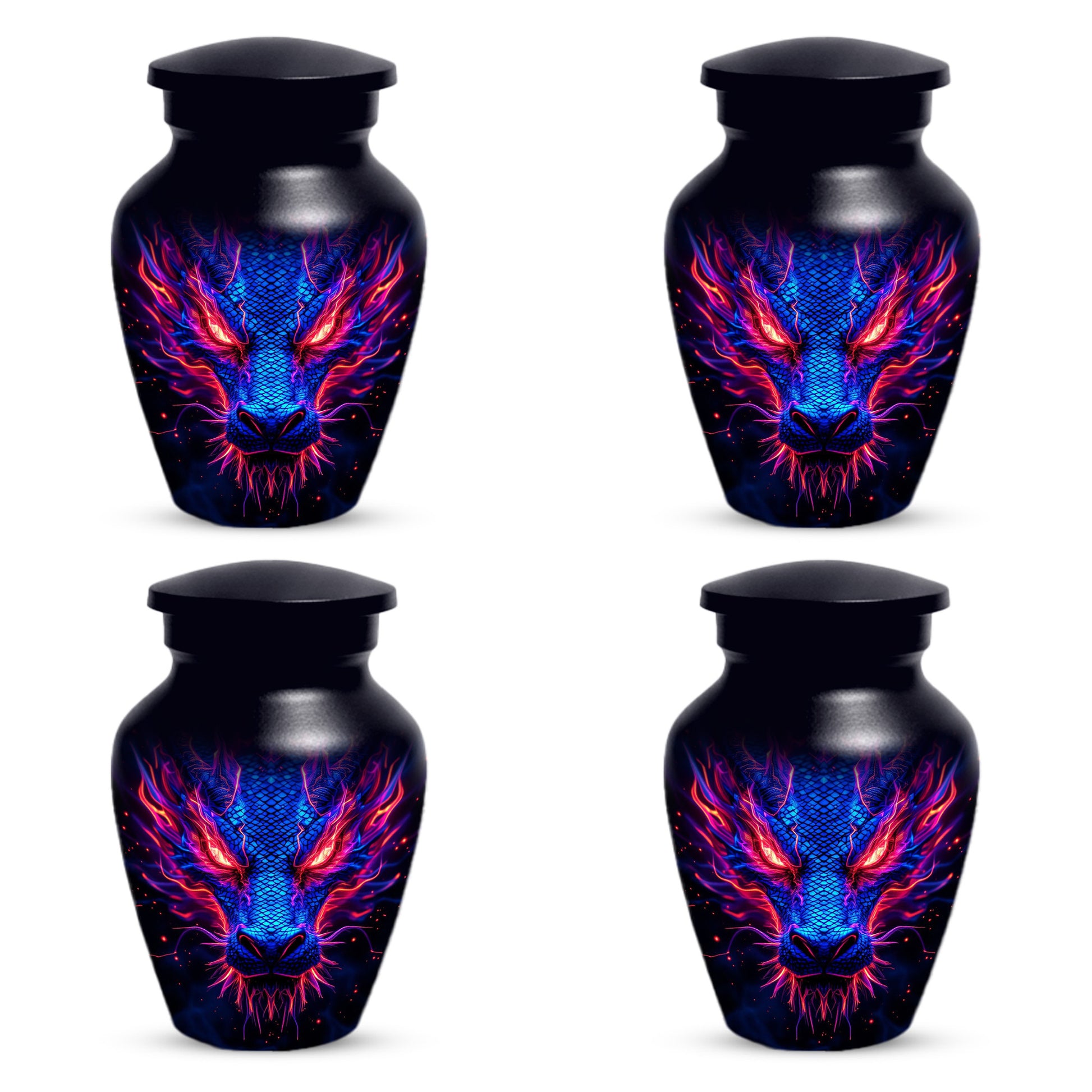 Blue Dragon Adult Urns for Ashes - Memorial Urn for Human Ash