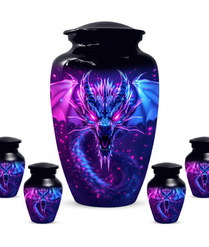 Fantasy Dragon Urns for Dad –  Dragon Cremation Urn Adult Male| Memorial Urn for Father Ashes