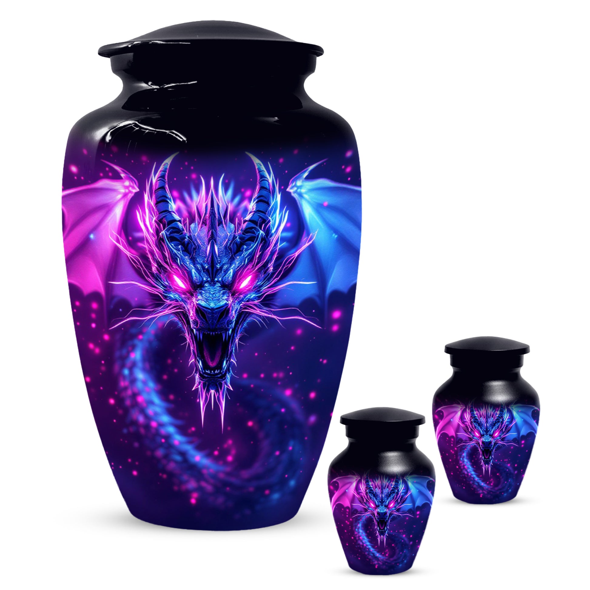 Fantasy Dragon Urns for Dad –  Dragon Cremation Urn Adult Male| Memorial Urn for Father Ashes