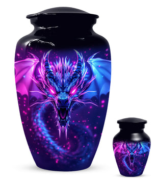 Fantasy Dragon Urns for Dad –  Dragon Cremation Urn Adult Male| Memorial Urn for Father Ashes