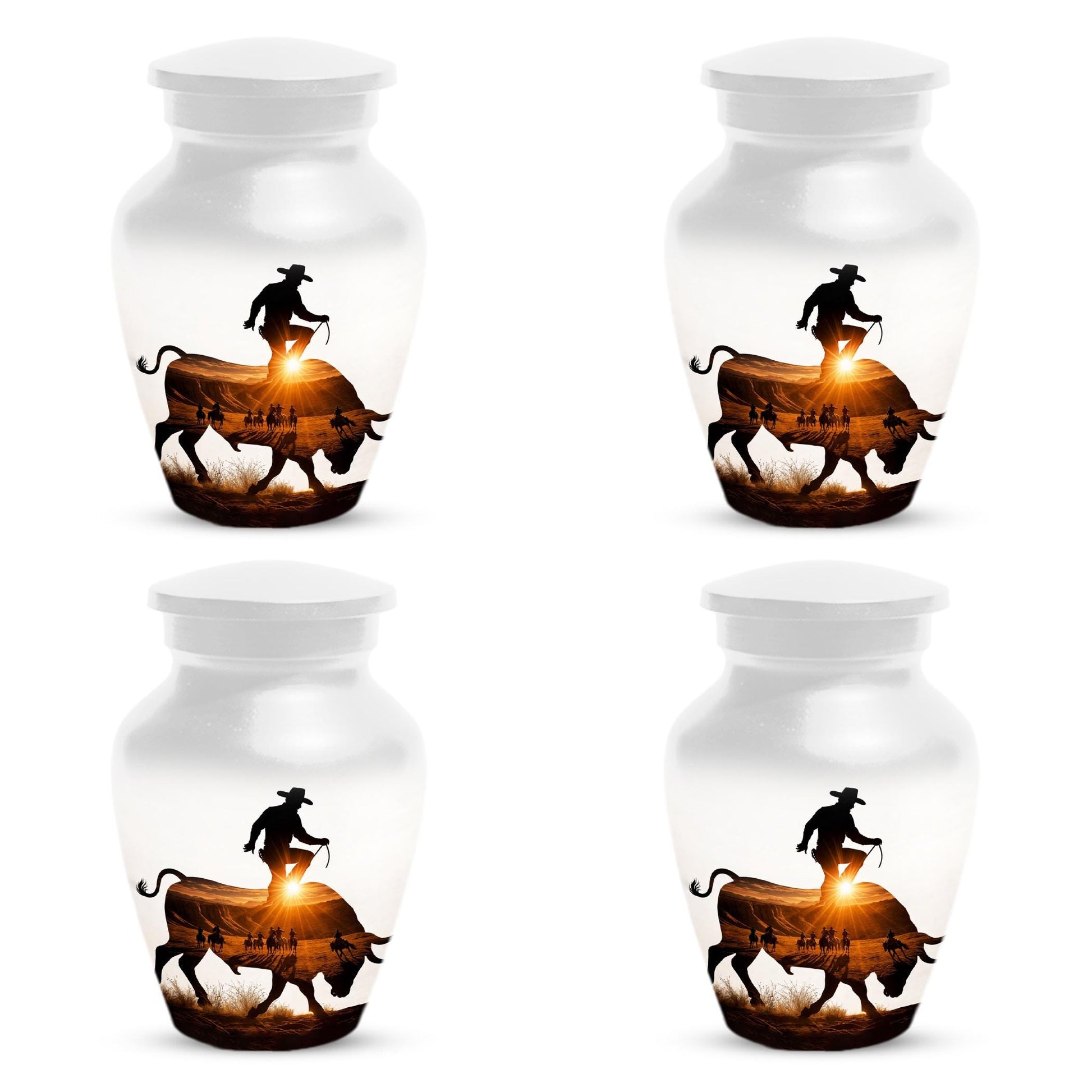 Dallas Cowboy Cremation Urn For Dad - Western Urns For Male Ashes