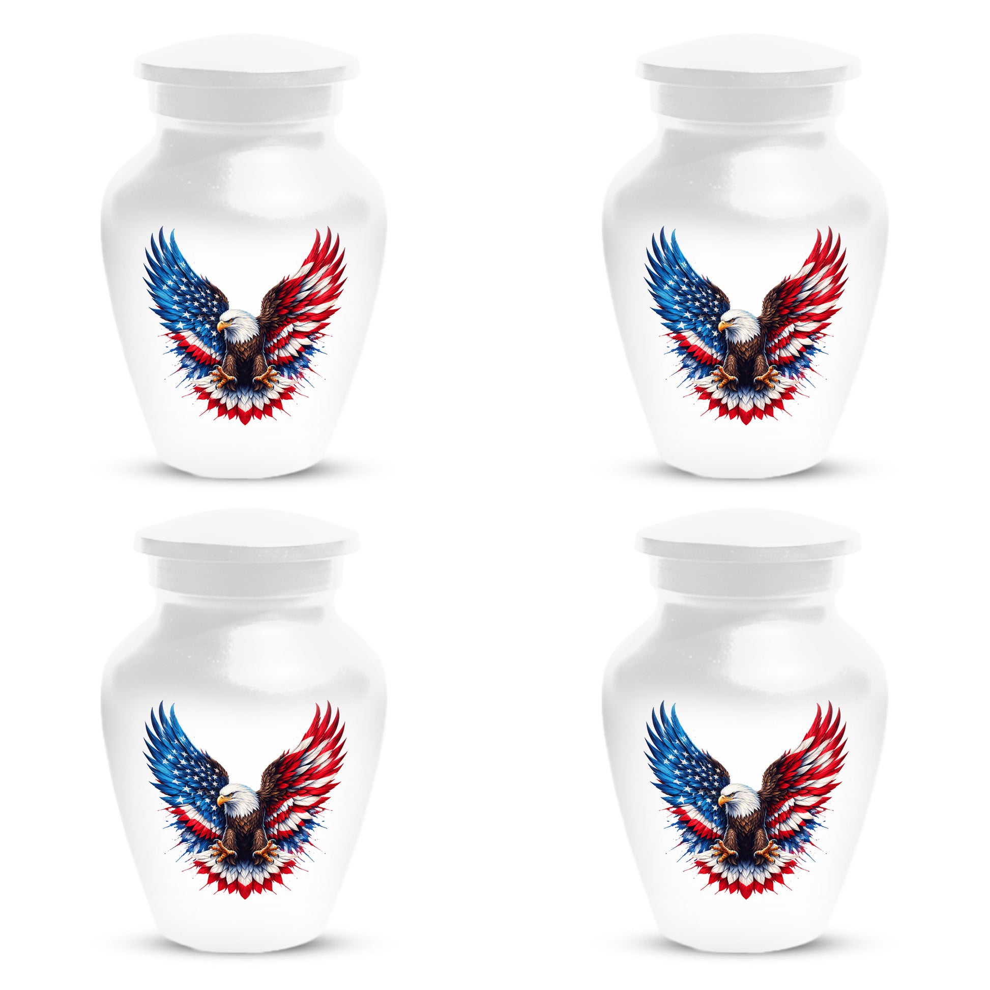 Eagle Urn for Human Ashes - American Flag Memorial Urns for Dad | Patriotic Cremation Keepsake for Men