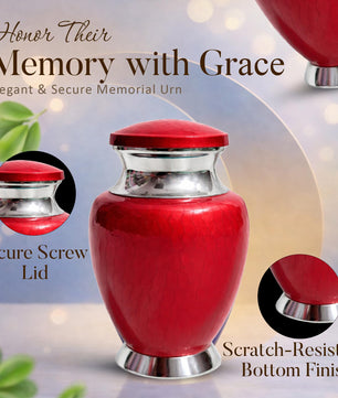 Art Urn for Ashes Adult Male, Color Customization Urns for Human Ash, (Color Theme, Variation 01)