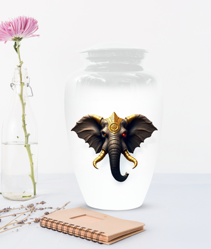 Elephant Urn for  Human Ashes – Custom Adult Cremation Urns for Dad, Mom, Men & Women|  Elephant Memorial Funeral