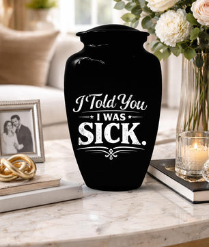 Humour Urns For Human Ashes - Personalized Funny Mini Urn For Adults