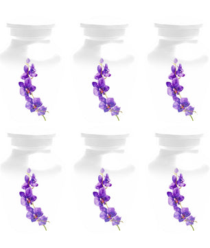 Puprle Orchid Urn For Human Ashes - Flower Mini Urns For Male and Female