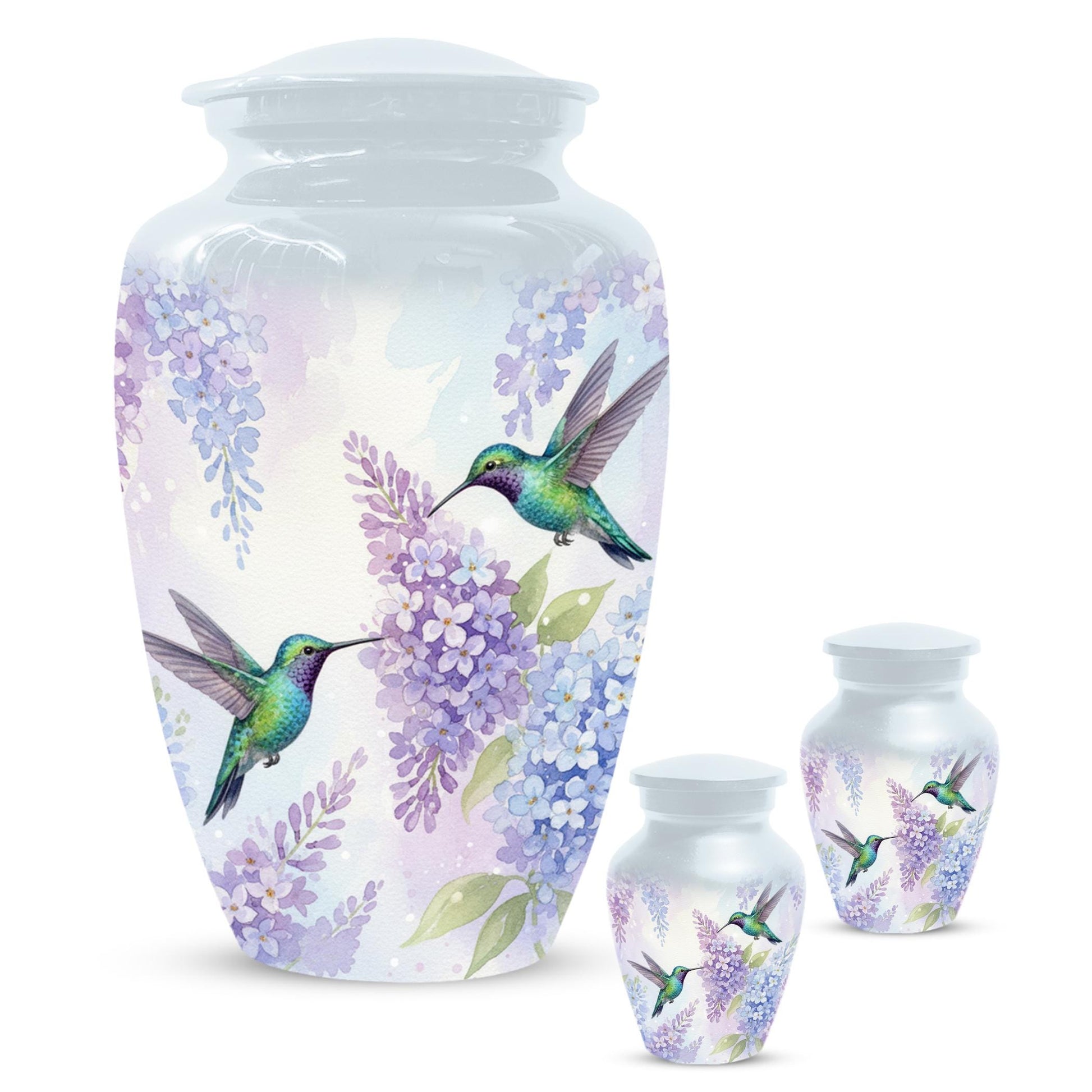 Hummingbird Urn For Women Ashes - Personalized Cremation Keepsake Small Urns For Mom