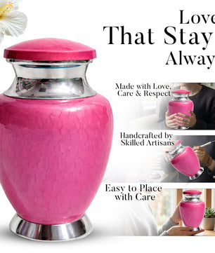 Art Urn for Ashes Adult Male, Color Customization Urns for Human Ash, (Color Theme, Variation 01)
