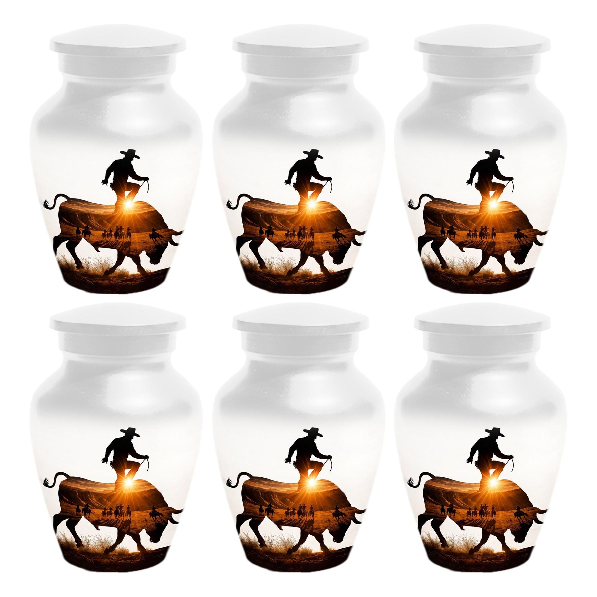 Dallas Cowboy Cremation Urn For Dad - Western Urns For Male Ashes