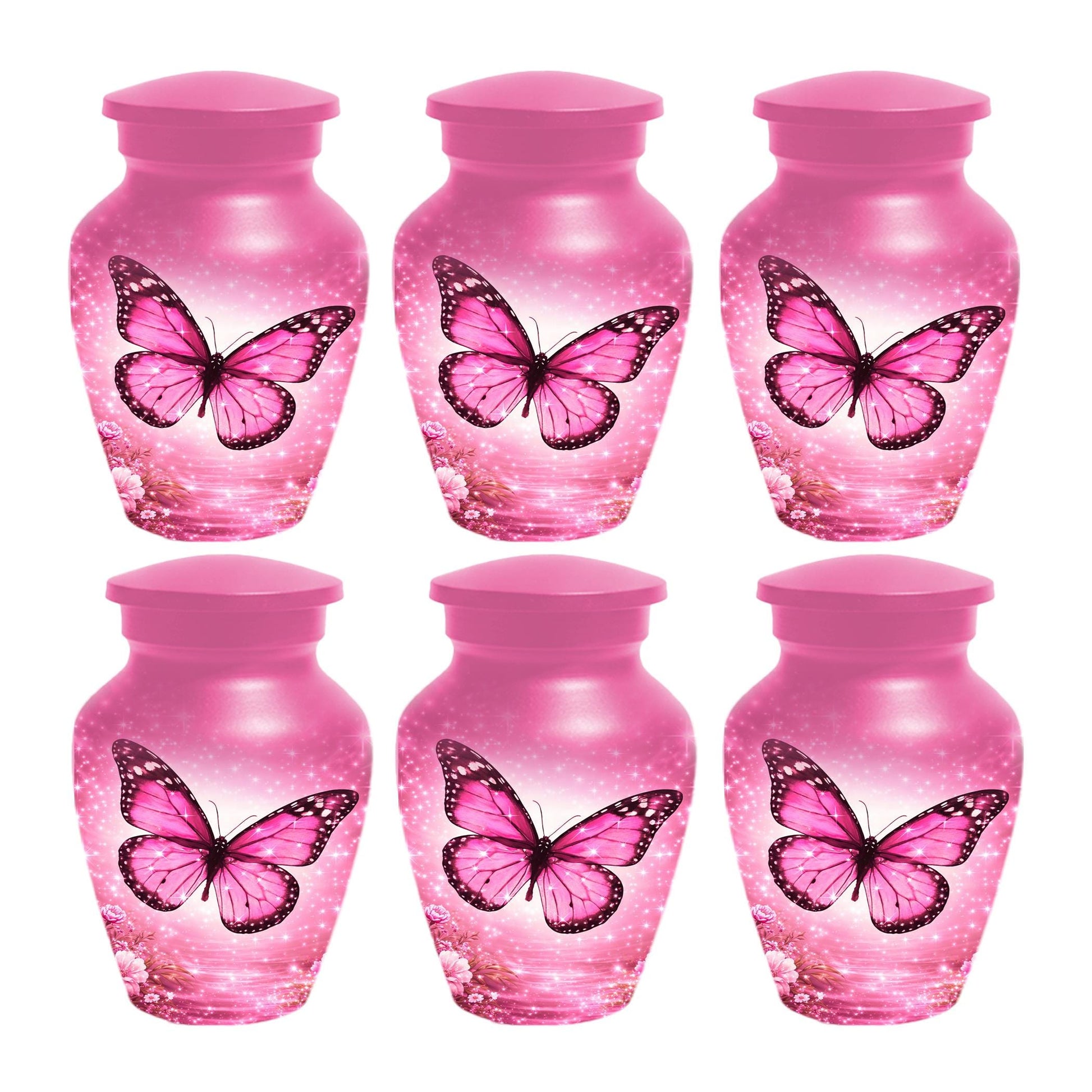 Butterfly Urn For Mom Ashes - Pink Cremation Urns For Adult Female