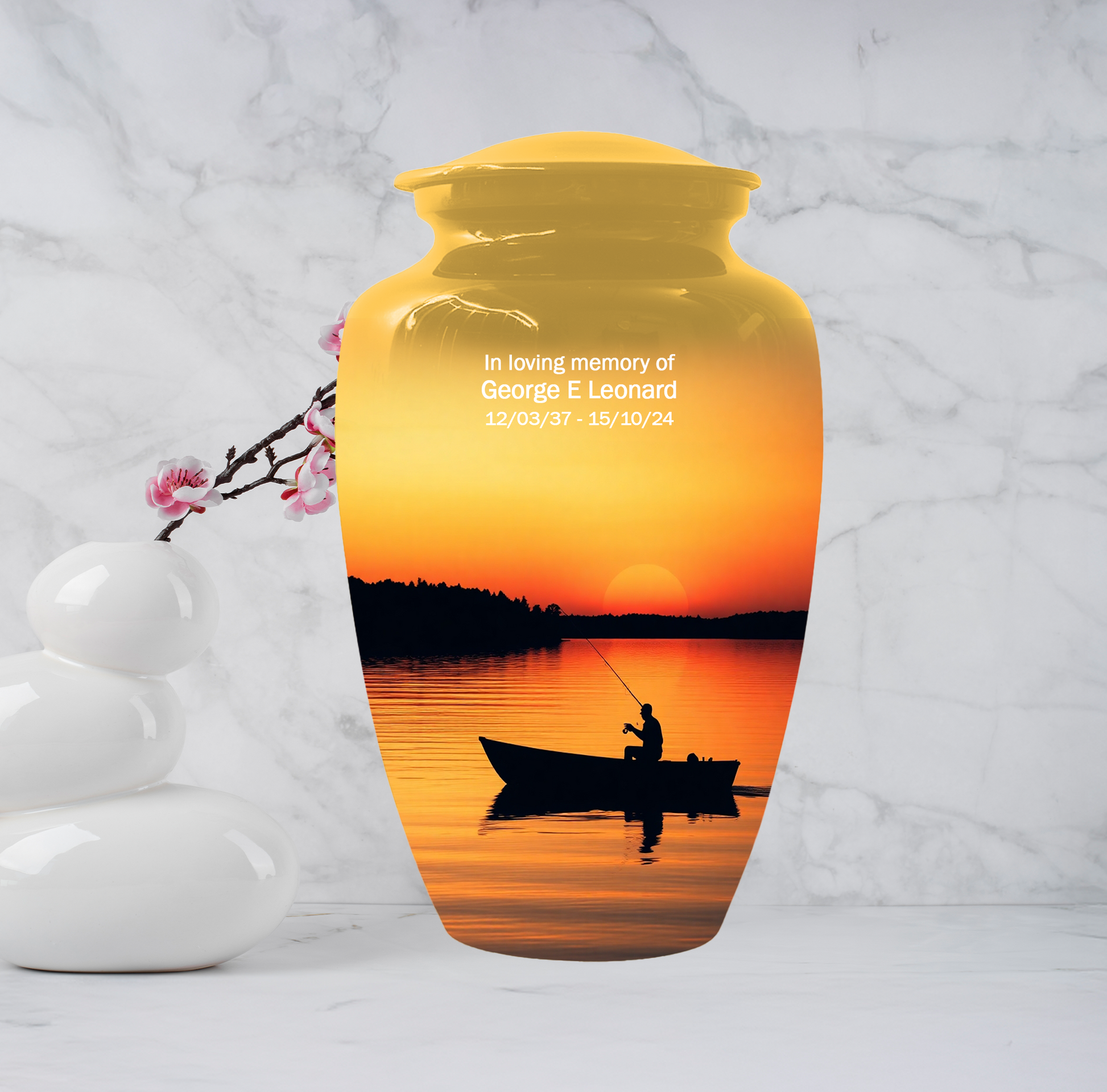 Fishing Urn for Human Ashes | Personalized Memorial Urn