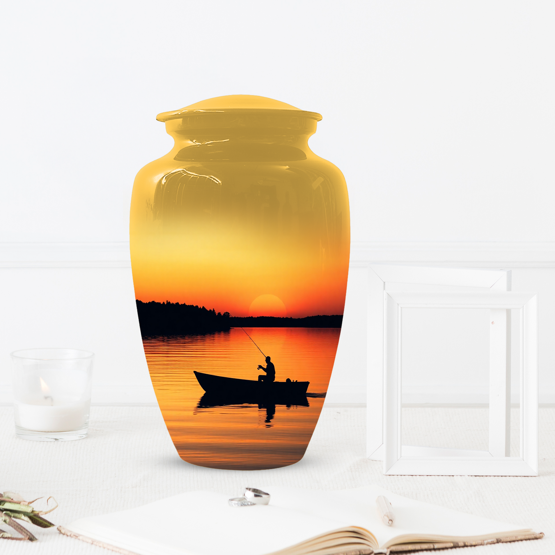 Fishing Urn for Human Ashes | Personalized Memorial Urn