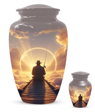 Fishing in Heaven Urn for Dad – Gone Fishing Urn | Cremation Urns Adult Male