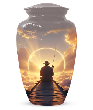 Fishing in Heaven Urn for Dad – Gone Fishing Urn | Cremation Urns Adult Male