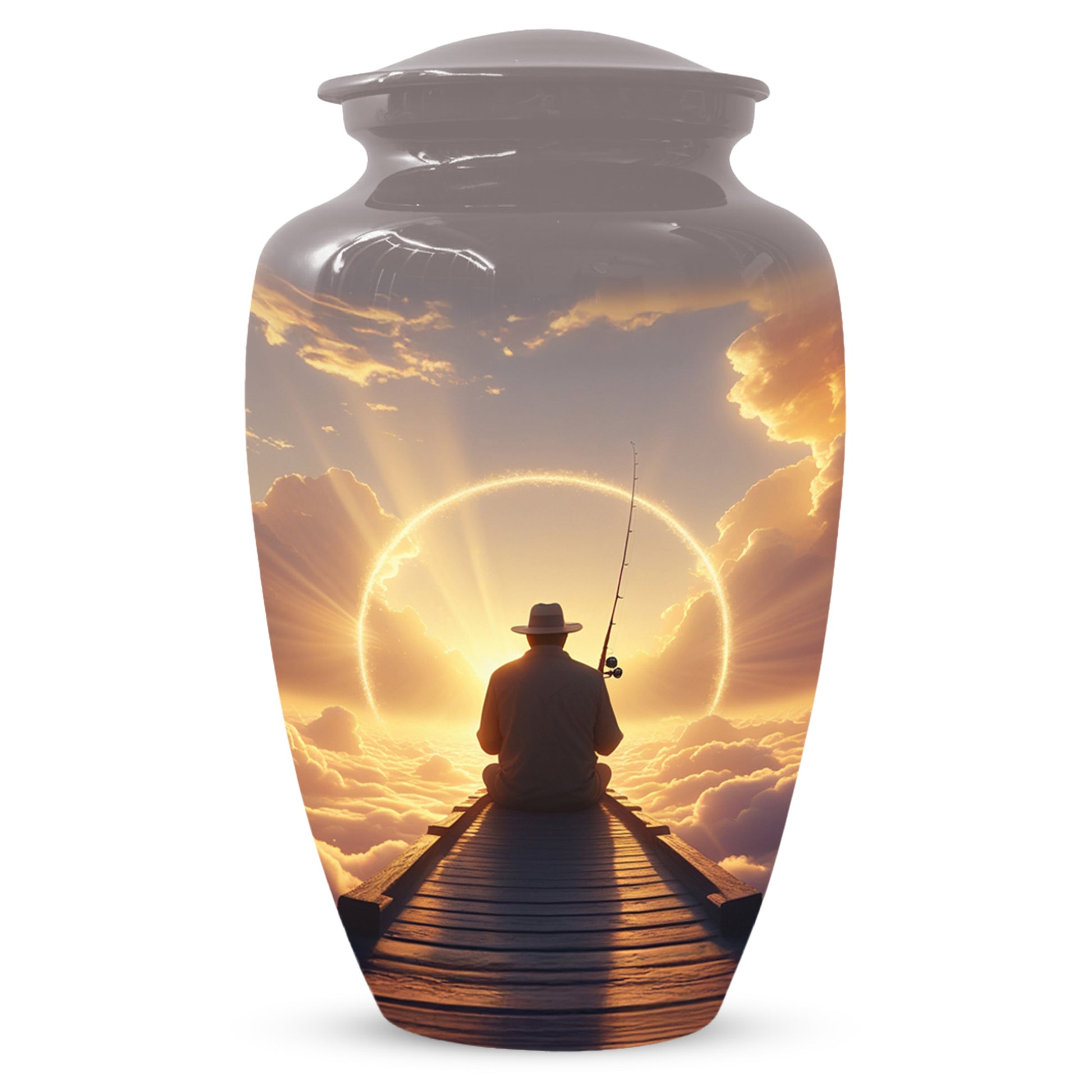 Fishing in Heaven Urn for Dad – Gone Fishing Urn | Cremation Urns Adult Male