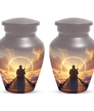 Fishing in Heaven Urn for Dad – Gone Fishing Urn | Cremation Urns Adult Male
