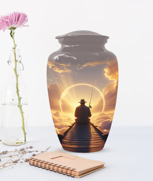 Fishing in Heaven Urn for Dad – Gone Fishing Urn | Cremation Urns Adult Male