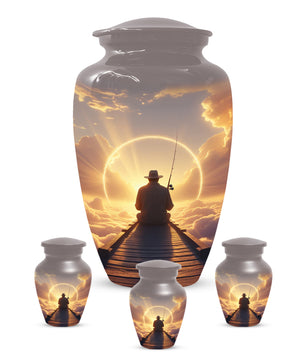 Fishing in Heaven Urn for Dad – Gone Fishing Urn | Cremation Urns Adult Male