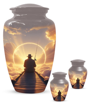 Fishing in Heaven Urn for Dad – Gone Fishing Urn | Cremation Urns Adult Male