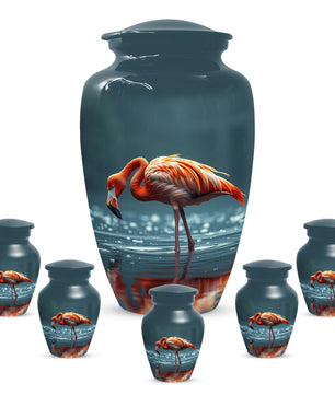 Flamingo Cremation Urn for Ashes – Custom Bird Memorial Urns for Adults