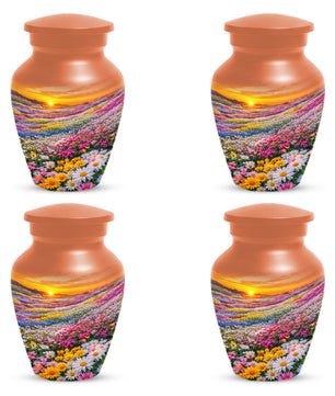 Flower Meadow Urn for Mom - Beautiful Floral Cremation Urns for Women