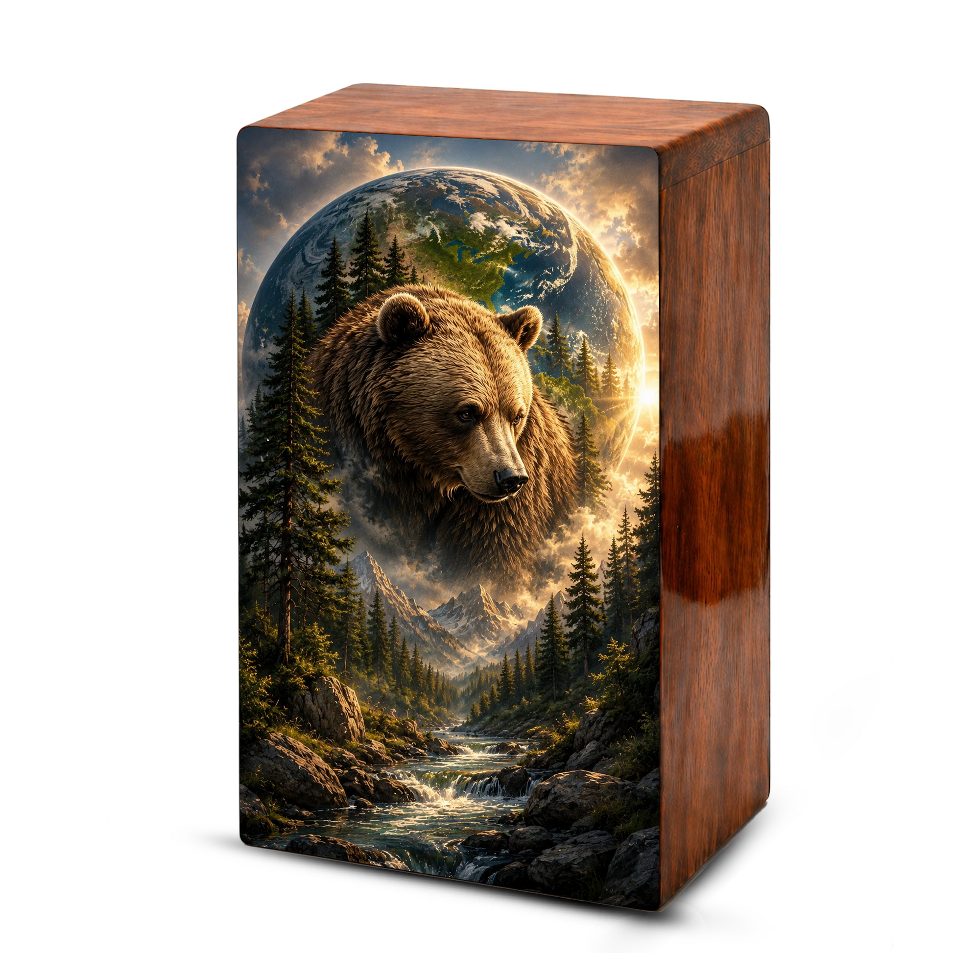 Bear Cremation Urn For Human Ashes - Animal Keepsake Urns For Male and Female