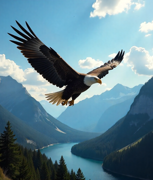 Flying Eagle Urn for Human Ashes | Majestic Eagle Adult Cremation Urn