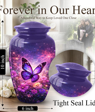 Butterfly Urn for Mom | Butterfly Large  Urns for Human Ashes |Adult Female Cremation Urn