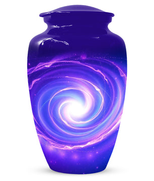 Galaxy Urn for Mom – Personalized Purple Galaxy Cremation Urns for Ashes