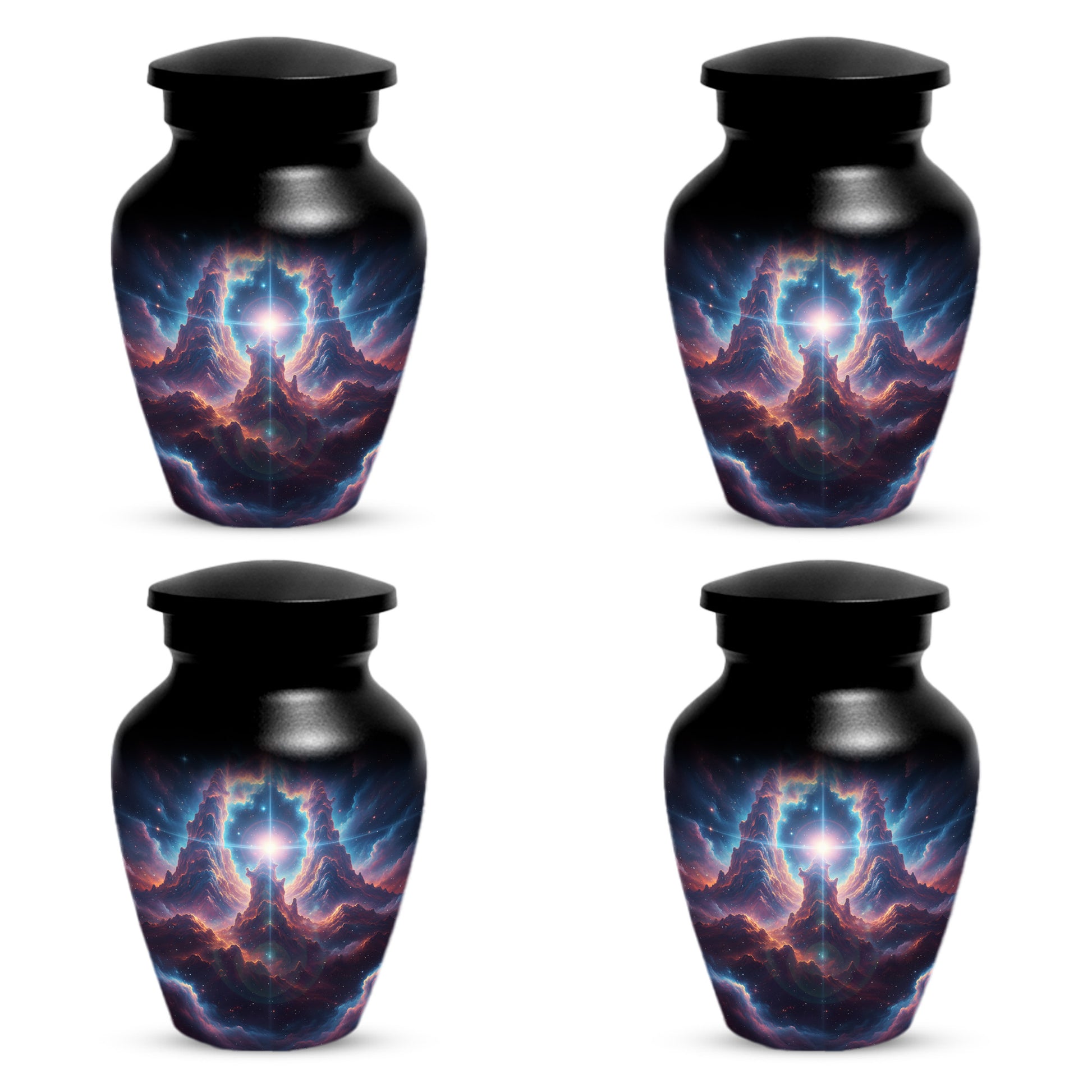 Celestial Adult Urn for Ashes -  Galaxy Memorial Cremation Urns | Personalized Funeral Keepsake