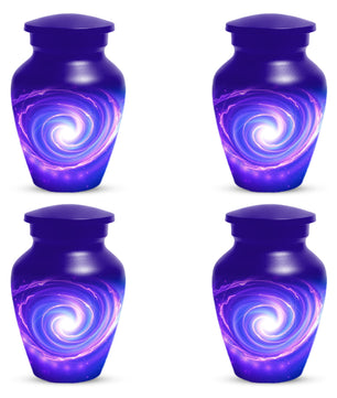 Galaxy Urn for Mom – Personalized Purple Galaxy Cremation Urns for Ashes