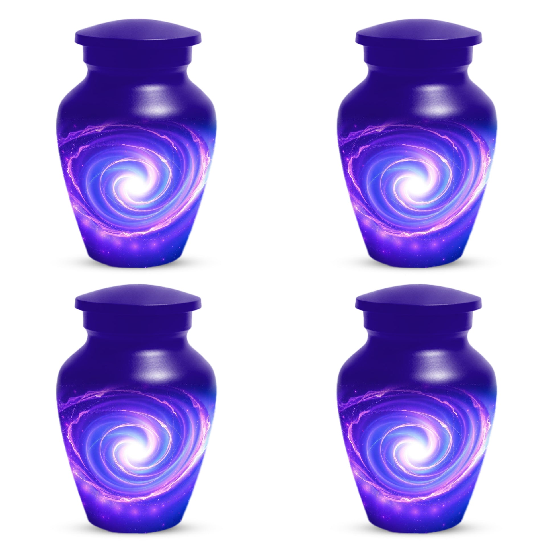 Galaxy Urn for Mom – Personalized Purple Galaxy Cremation Urns for Ashes
