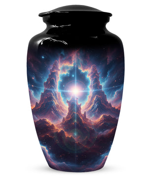Celestial Adult Urn for Ashes -  Galaxy Memorial Cremation Urns | Personalized Funeral Keepsake