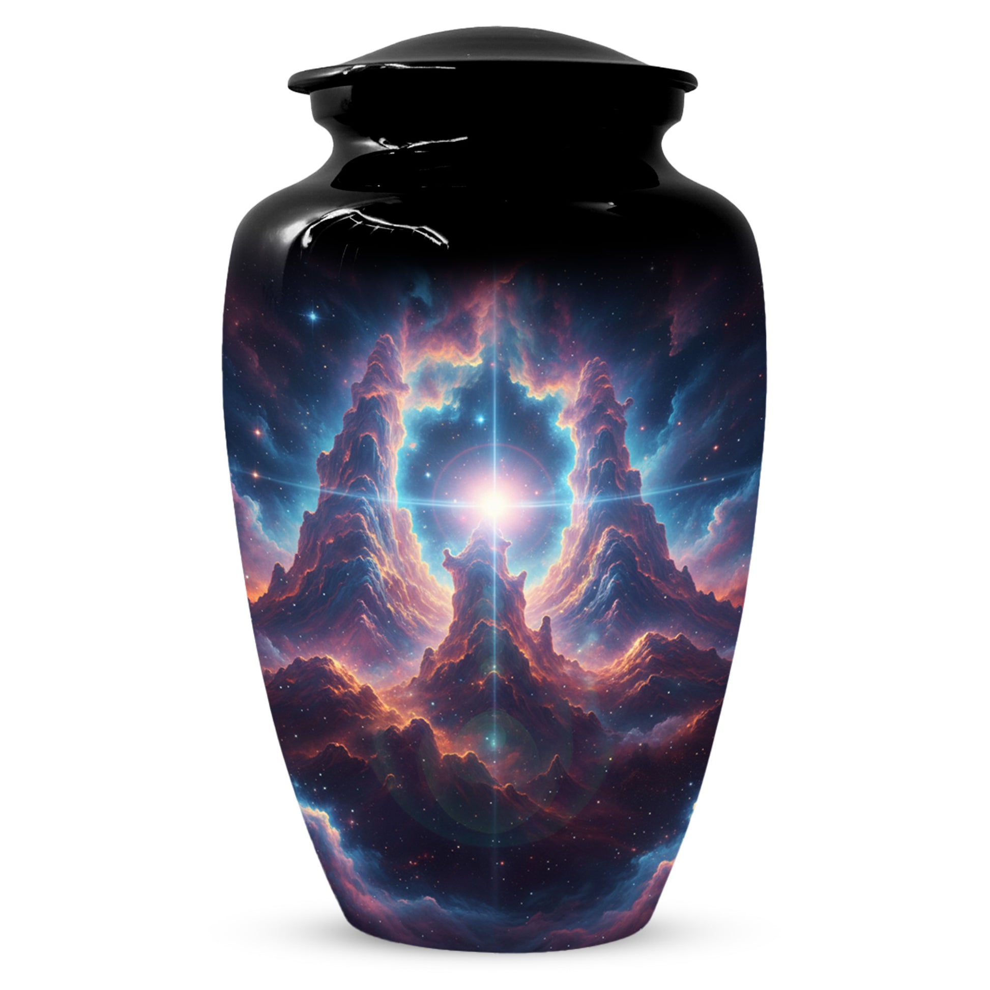 Celestial Adult Urn for Ashes -  Galaxy Memorial Cremation Urns | Personalized Funeral Keepsake