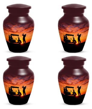 Golf Memorial Urn for Father – Personalized Golf Cremation Urns for Ashes