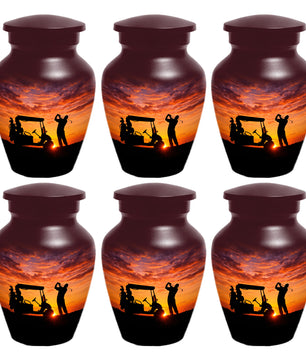 Golf Memorial Urn for Father – Personalized Golf Cremation Urns for Ashes