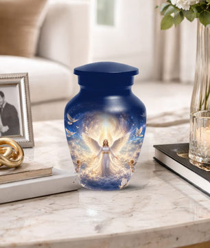 Angel  Cremation  Urn for Ashes - Heavenly Memorial  Keepsake for Women