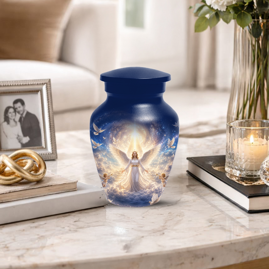 Angel  Cremation  Urn for Ashes - Heavenly Memorial  Keepsake for Women