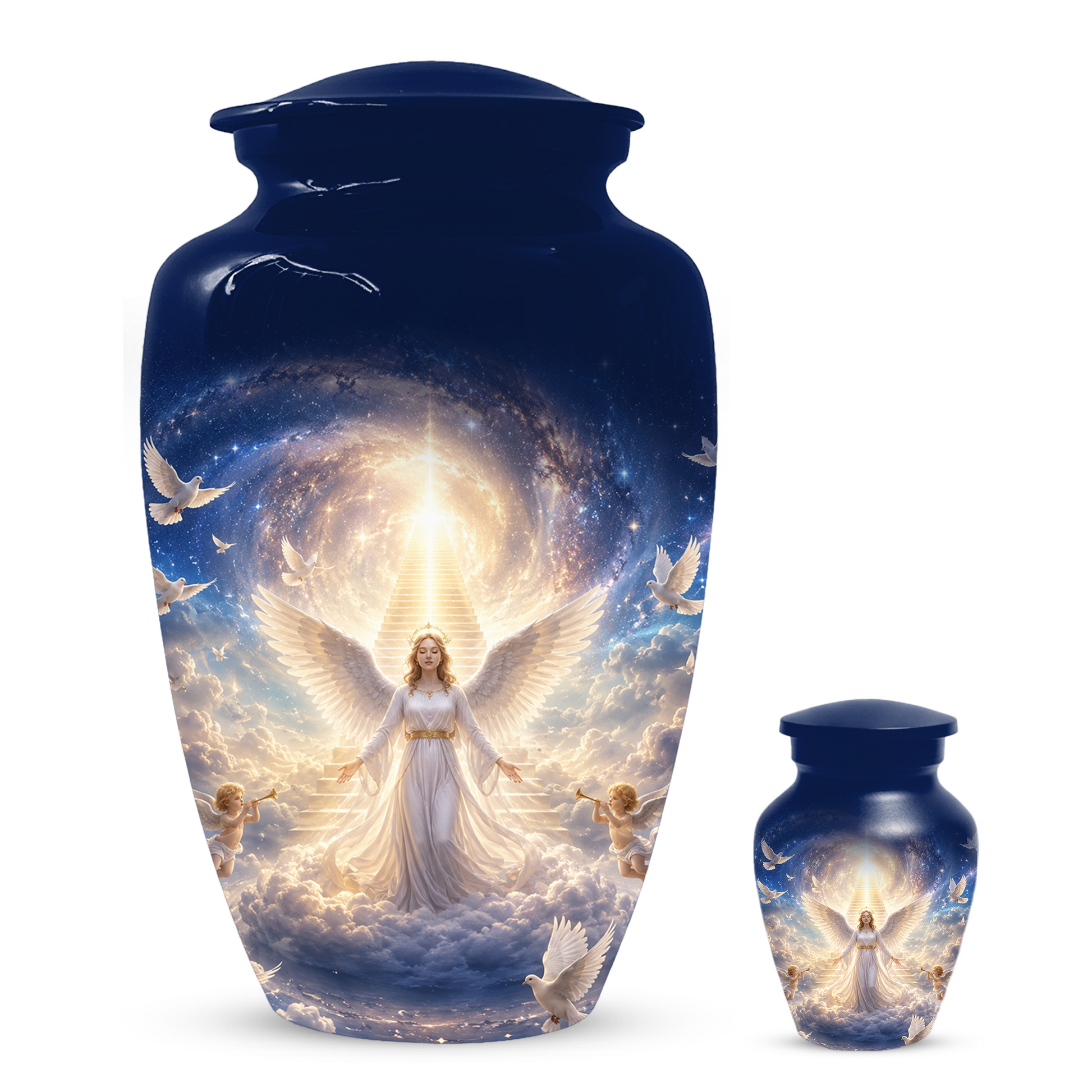 Angel  Cremation  Urn for Ashes - Heavenly Memorial  Keepsake for Women