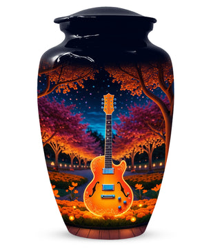 Guitar Cremation Urn for Ashes - Personalized Music Memorial for Mother