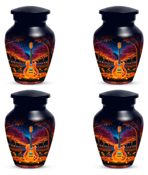 Guitar Cremation Urn for Ashes - Personalized Music Memorial for Mother