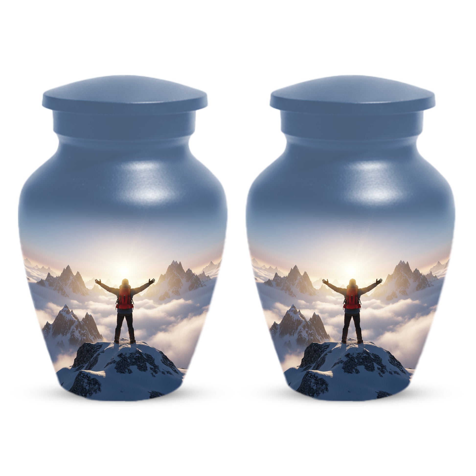 Mountain Adventure Adult Urn for Human Ashes | Personalized Adult Cremation Urn