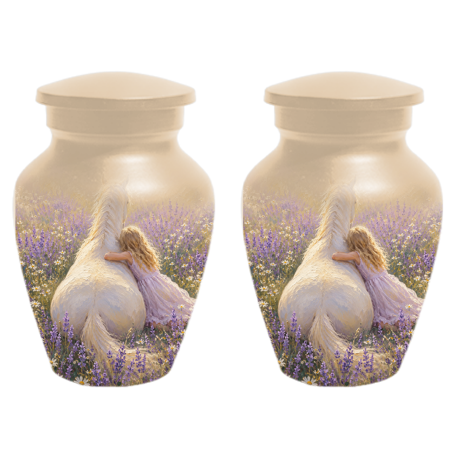 Horse Cremation Urn for Ashes - Personalized Equestrian Memorial for Mom