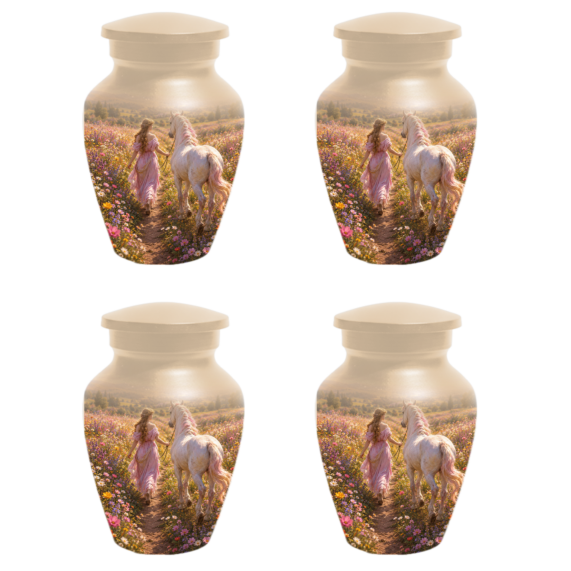 Horse Cremation Urn for Ashes -  Personalized Memorial Keepsake for Mom