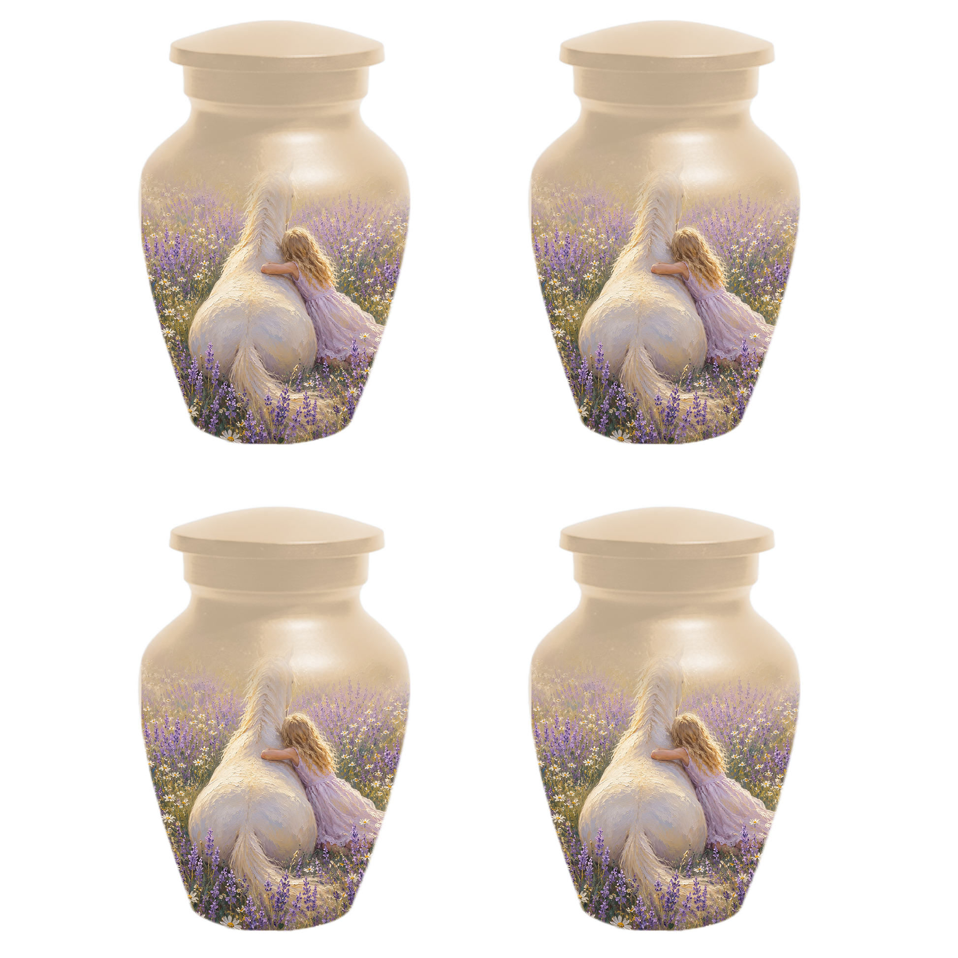 Horse Cremation Urn for Ashes - Personalized Equestrian Memorial for Mom
