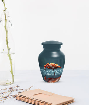 Flamingo Cremation Urn for Ashes – Custom Bird Memorial Urns for Adults