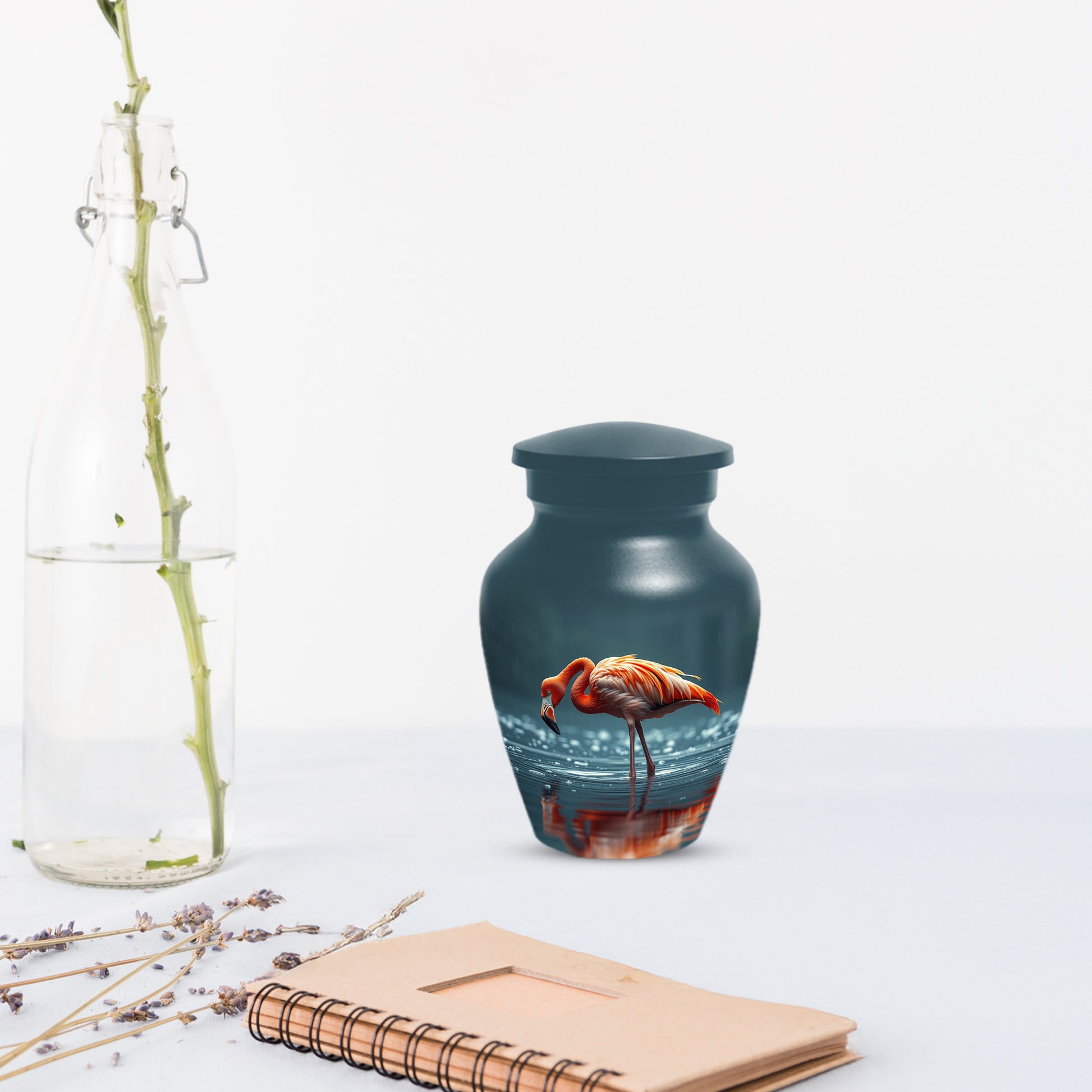 Flamingo Cremation Urn for Ashes – Custom Bird Memorial Urns for Adults