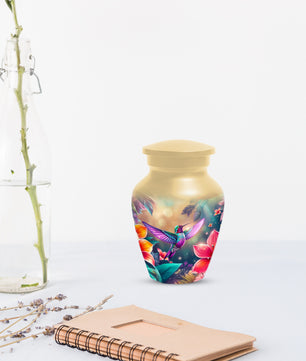 Personalized Hummingbird Urn for Ashes – Cusn, Adult Cremation Hummingbird Memorial Funeral Urn for Human Ashes