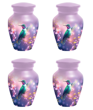 Hummingbird Urn for Mom, Custom Cremation Urn for Human Ashes