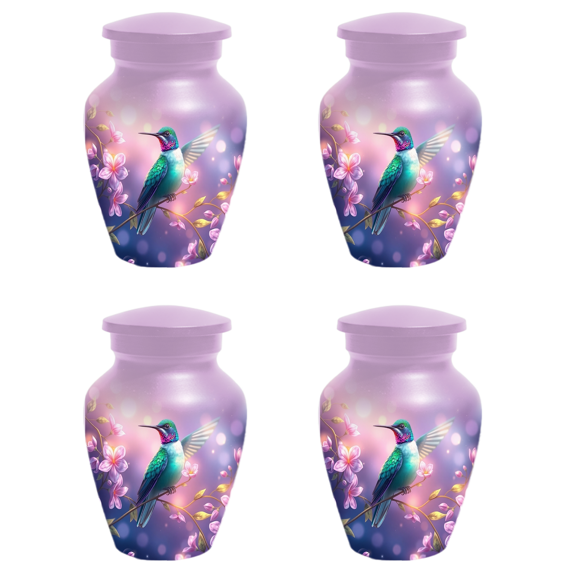 Hummingbird Urn for Mom, Custom Cremation Urn for Human Ashes